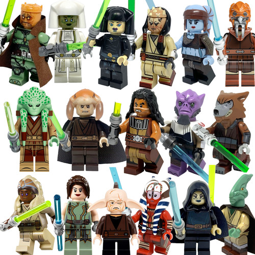Jedi custom minifigures - minifigures,