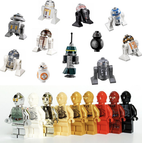 Lego star wars - star, droids
